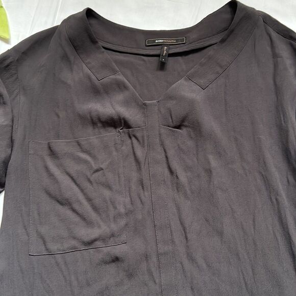 ⭐️BCBG MaxAzria Rosetta Dress In Charcoal⭐️ - Picture 2 of 6